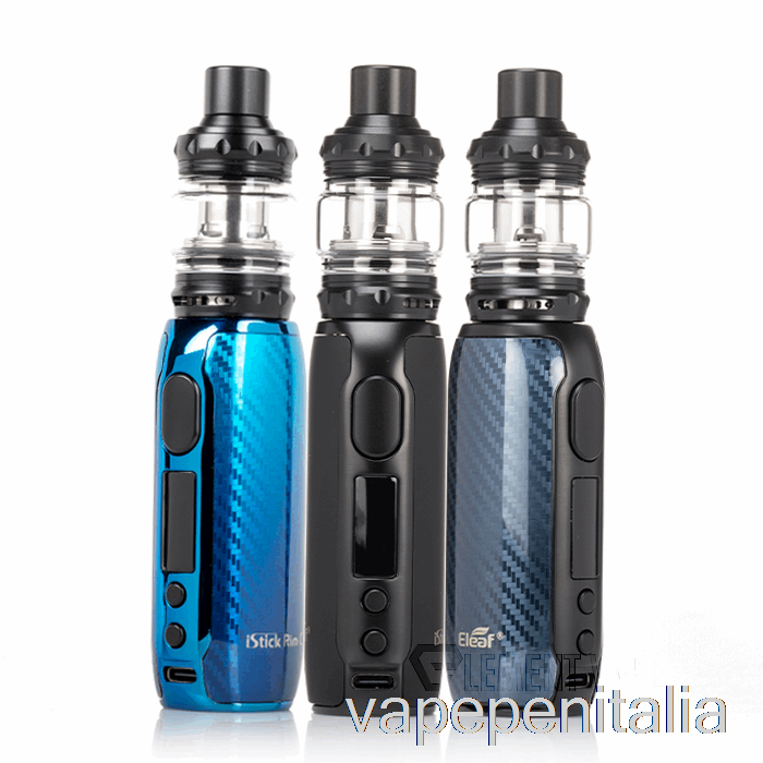 Penna Vape Eleaf Istick Rim C 80w Starter Kit Bianco